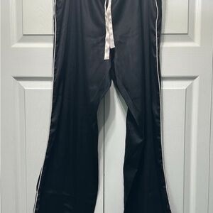 Victoria's Secret Black Satin Pants
